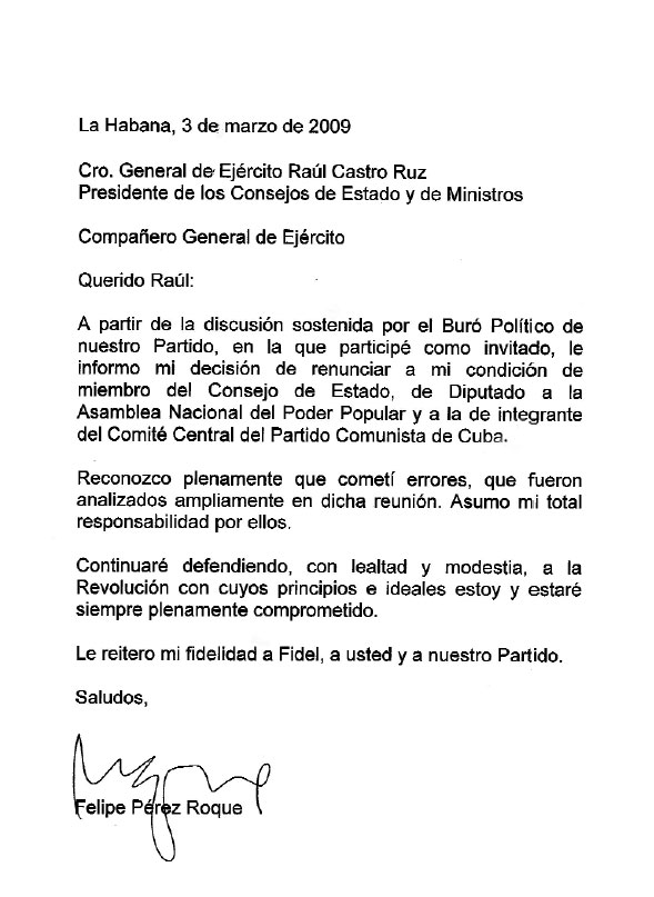 Carlos Lage y Felipe Pérez Roque renuncian – La Polémica 